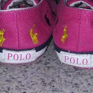 Polo Ralph Lauren Pink Baby Shoes
